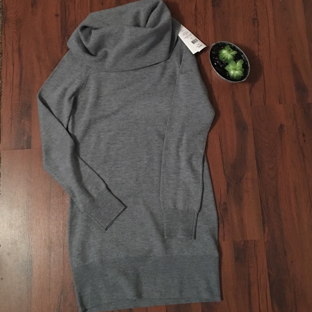 French Connection cowl neck sweater dress